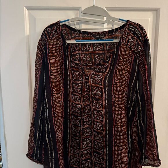 Sheer top. Size XLMachine washLucky Brand‎ - Picture 1 of 3